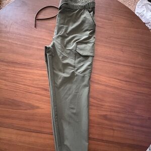 Goodfellow & Co Green Cargo Pants with Adjustable Waist